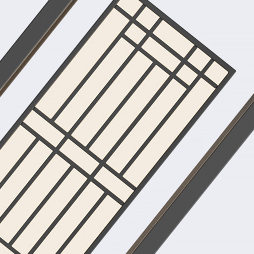 Lattice Outdoor Wall Lantern in Stainless Steel with Marble Accent