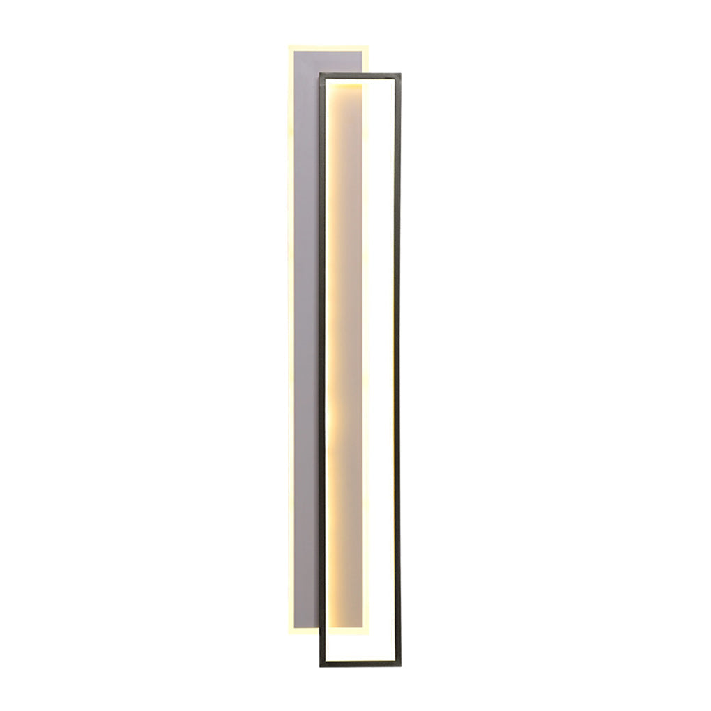 Modern LED Wall Sconce with Three-Step Dimming in Black or Gold