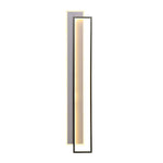Modern LED Wall Sconce with Three-Step Dimming in Black or Gold