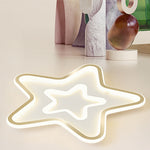 Nordic Simple Led Ultra Thin Five Pointed Star Ceiling Light Kids Bedroom Lamp