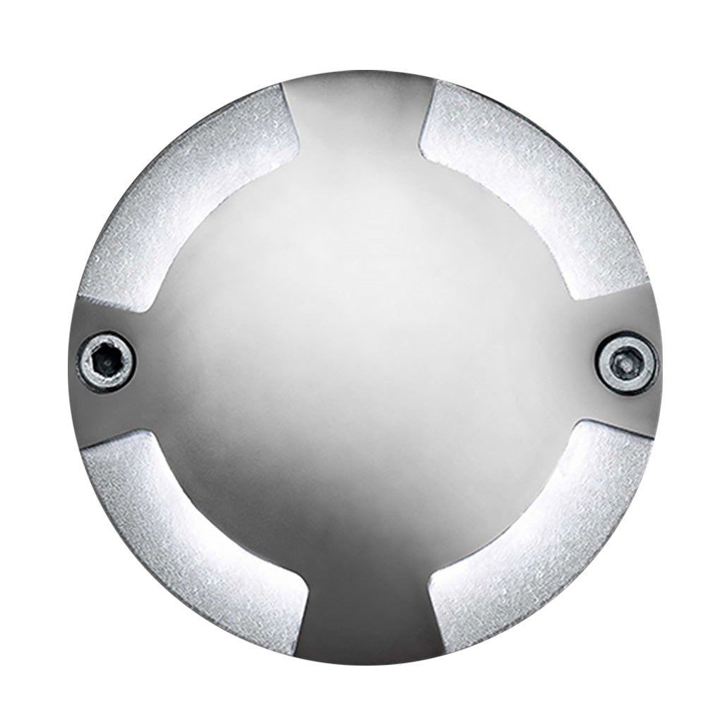 Round Dc12V Modern Recessed Led Step Lights Waterproof Underground Garden Deck Lighting