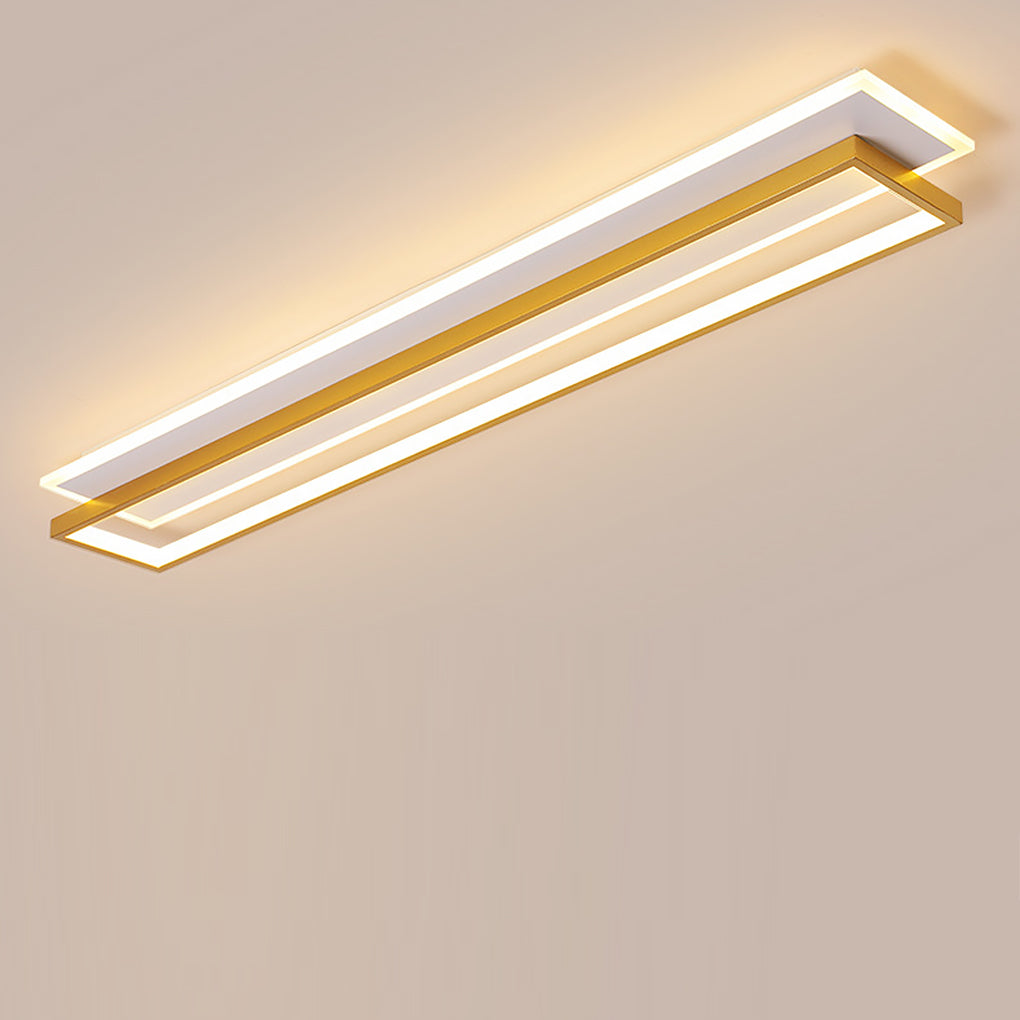 Modern LED Wall Sconce with Three-Step Dimming in Black or Gold