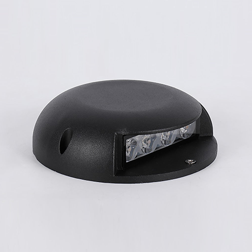 Modern Round Led Surface Flush Mounted Step Light Landscape Waterproof Decking Lights
