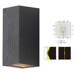 Waterproof Outdoor Up And Down Lights Led Wall Lamp For Villa Balcony Garden