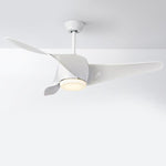 Aria 52-Inch LED Ceiling Fan with Remote Control in Wood, White, or Black