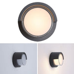 Modern Outdoor Round Square Waterproof Wall Light For Villa Garden Balcony Door Front