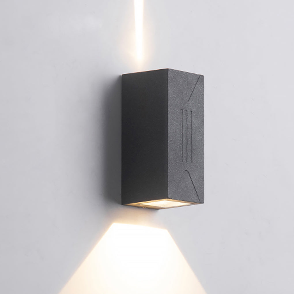 Waterproof Outdoor Up And Down Lights Led Wall Lamp For Villa Balcony Garden