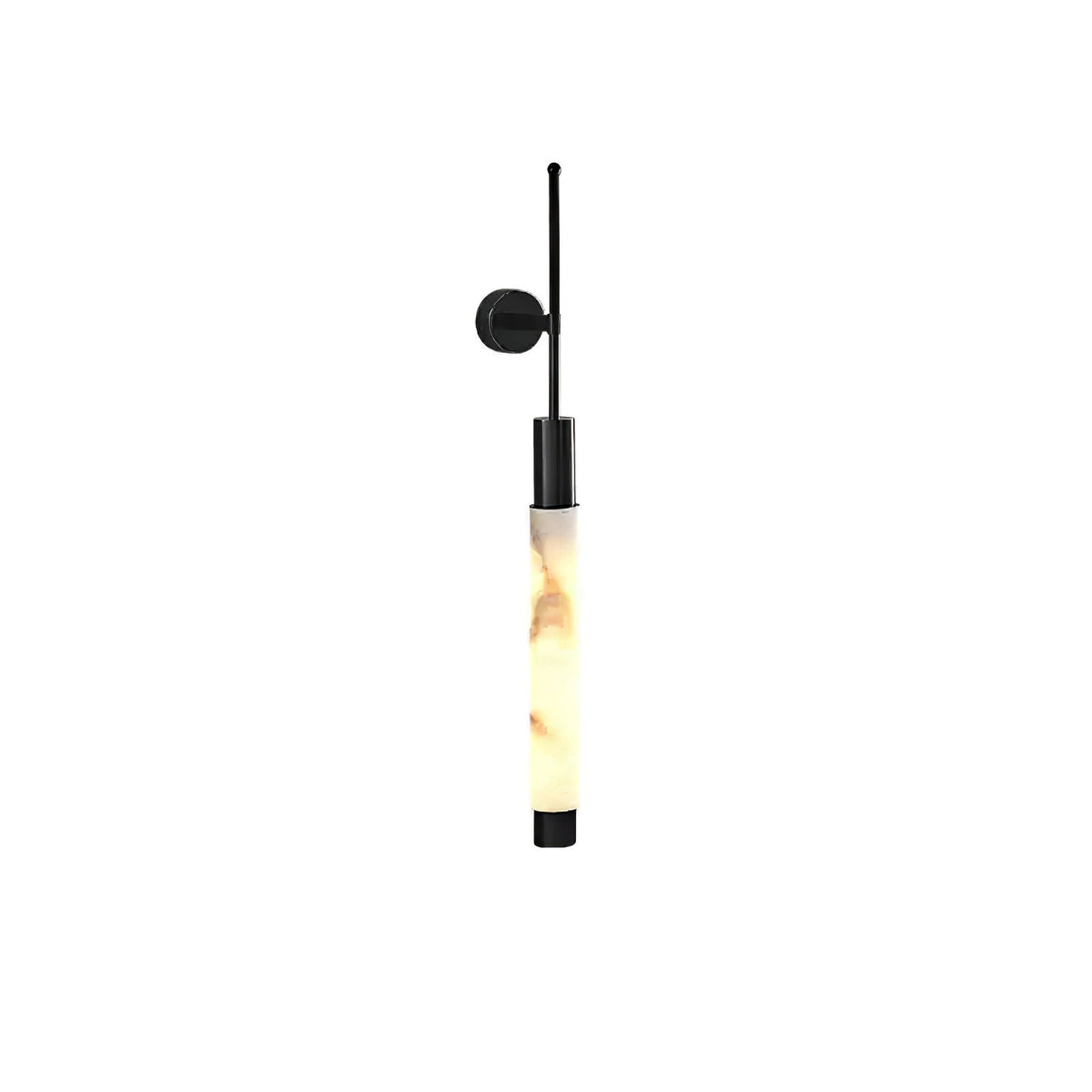 Verita Alabaster LED Wall Sconce in Brass Finish for Modern Interiors