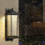 Led Solar Outdoor Wall Lights Waterproof Exterior Lights Backyard Lighting