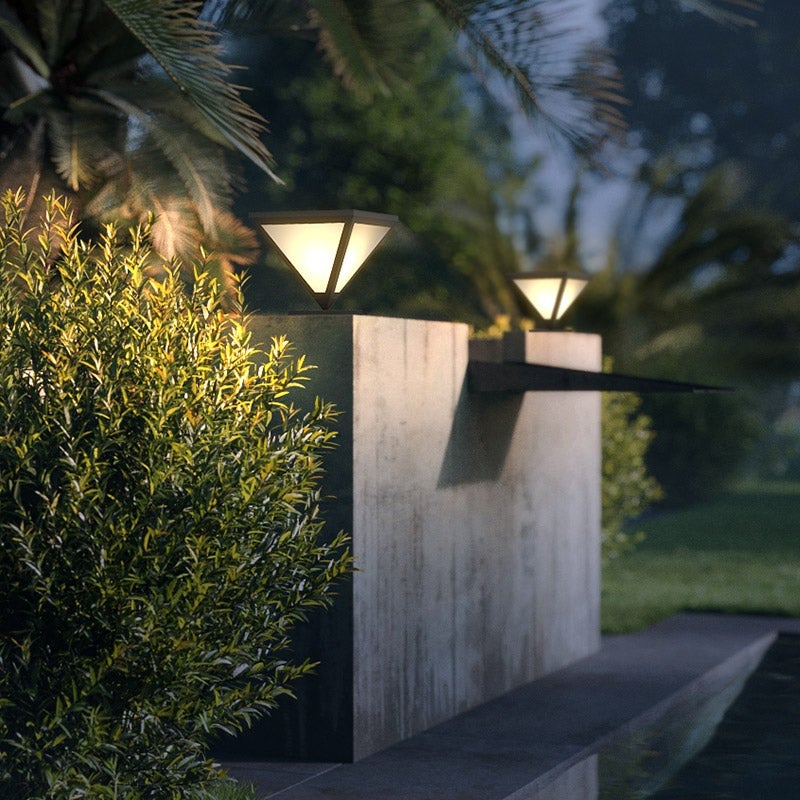 Solar Powered Outside Lights Led Outdoor Post Lights Yard Lights Hwd00054
