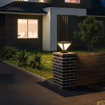 Solar Powered Outside Lights Led Outdoor Post Lights Yard Lights Hwd00054