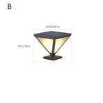 Solar Powered Outside Lights Led Outdoor Post Lights Yard Lights Hwd00054