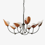 Florea Bloom Chandelier – Modern Glass and Metal Pendant Light for Dining and Living Spaces
