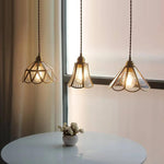 Nordic Style Vintage Brass Pendant Lamp