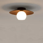 Minimalist Natural Timber Ceiling Lamp