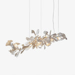 Golden Gingko Leaf Chandelier