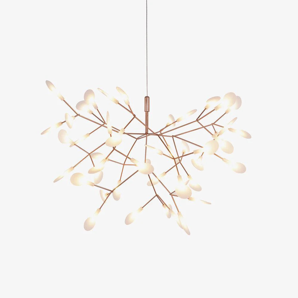 Rose Gold Glow Chandelier