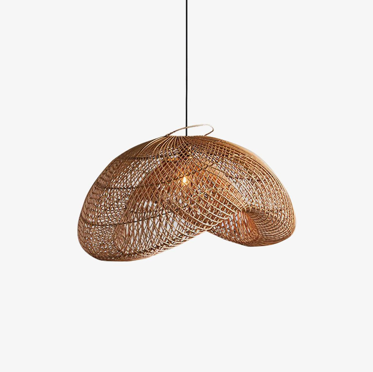 Curva Rattan Pendant Light