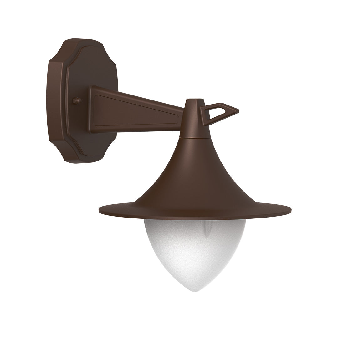 Vintage LED Outdoor Wall Sconce in Coffee Finish