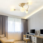 Scandinavian Minimalist Modern Creative Light Luxury Cream Style Living Room Dining Room Study Bedroom French Ceiling Light