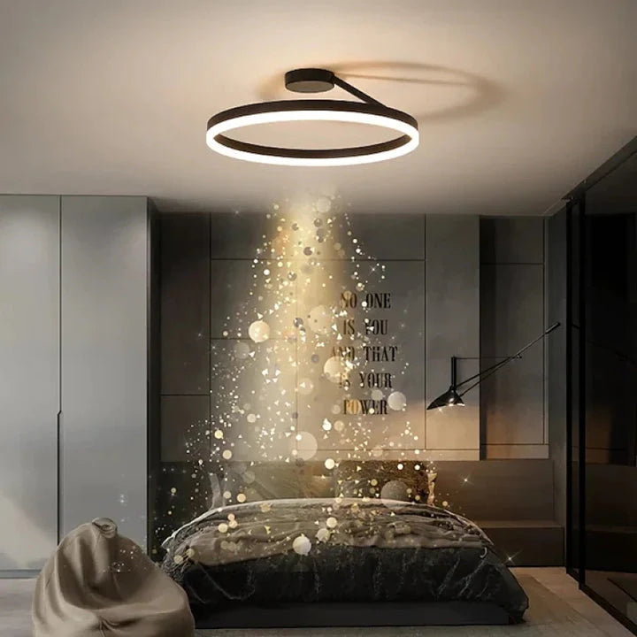 Sleek Round Nordic Ceiling Light