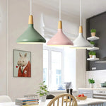 Vivid Cone Modern Pendant Light