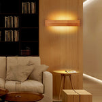 Rustic Wood Vanity Wall Light