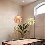 Floral Glass Pendant Light