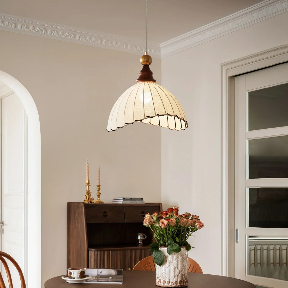 Rooftop Lamp French Wabi Sabi Style With An Ancient Style Pendant Lamp