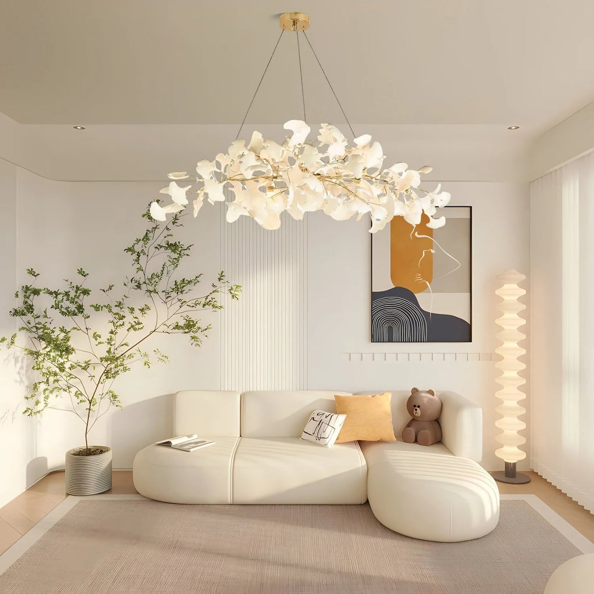 Ginkgo Bloom Chandelier
