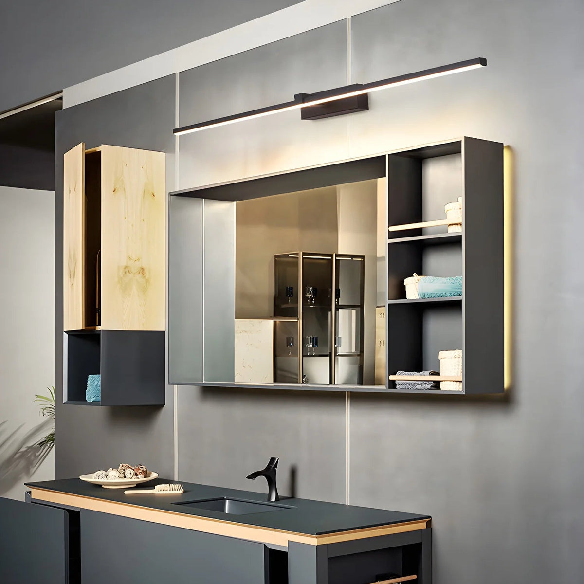 Edgeline Mirror Wall Light
