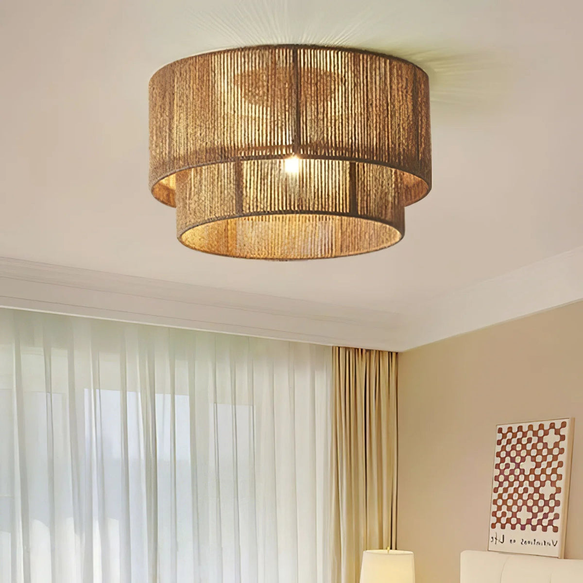 Sundara Weave Ceiling Light