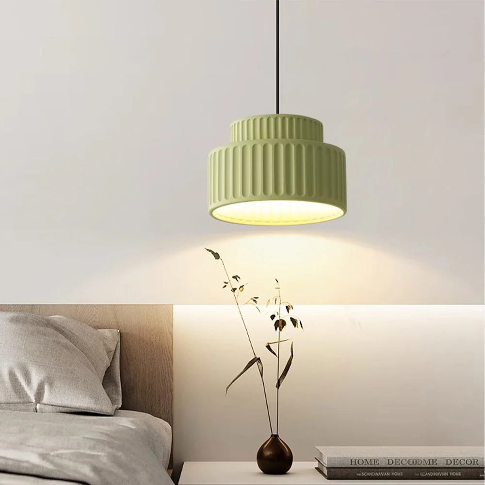 Sleek Bauhaus Resin Drop Light