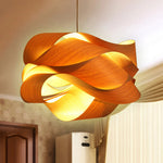 Rustic Modern Irregular Wooden Light
