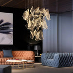 Double Storey Villa Living Room Light Luxurious And Artistic Chandelier