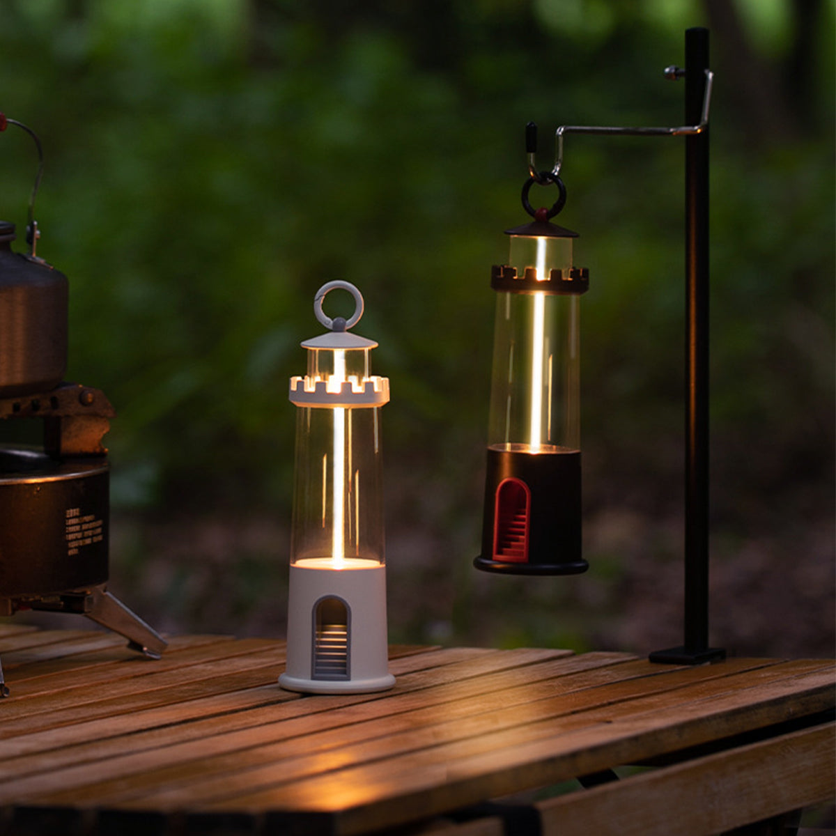 Aurora Portable LED Lantern with Warm Ambient Glow