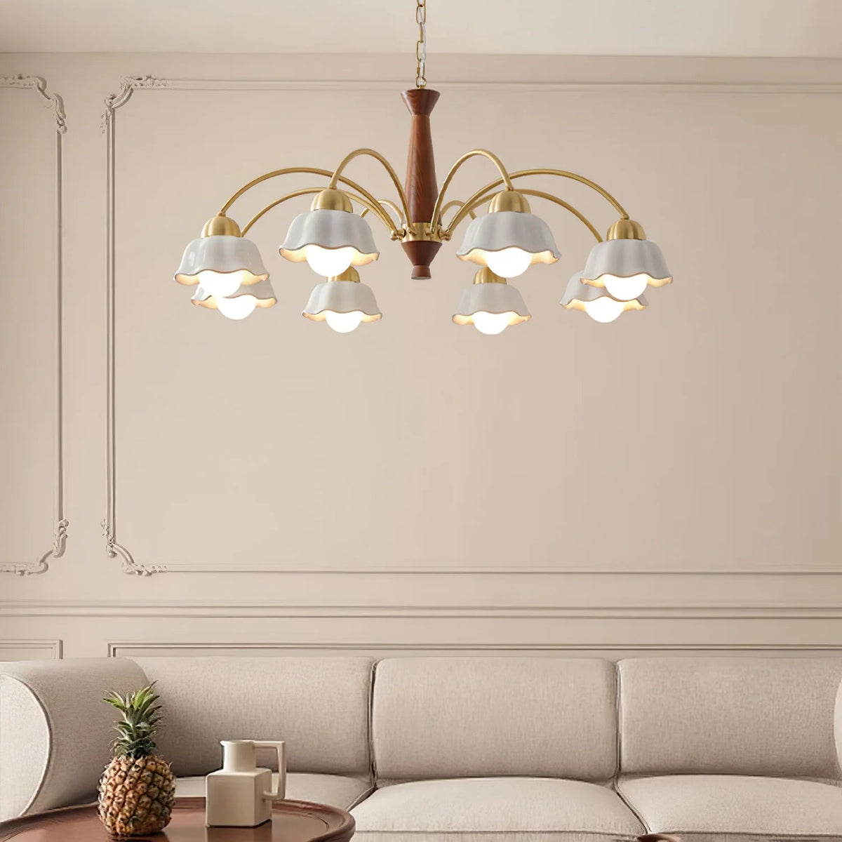 Stockholm Brass Chandelier