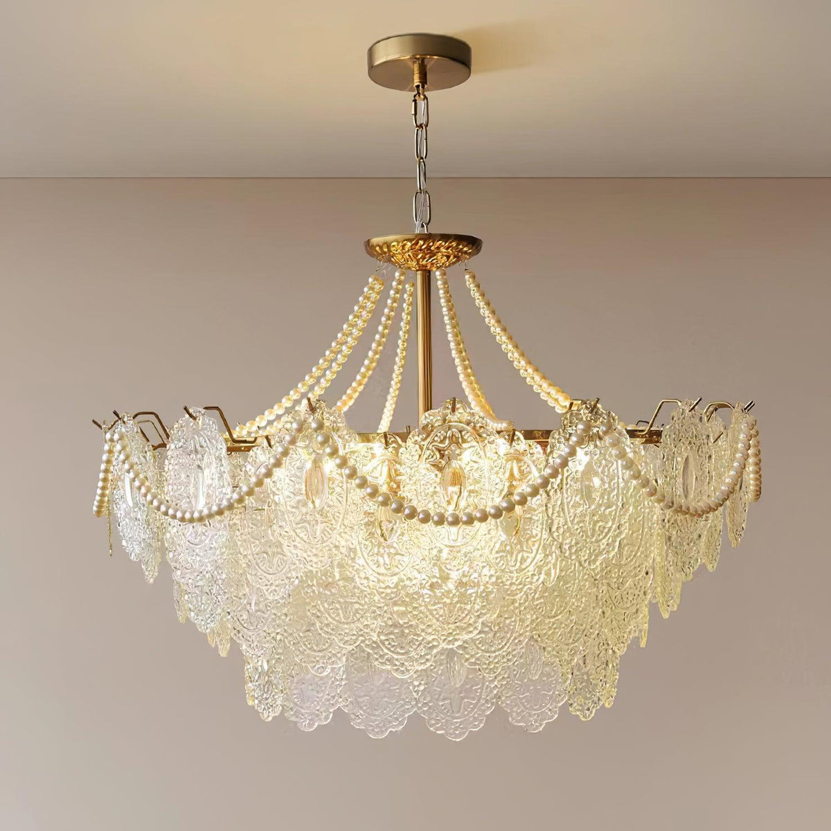 Serenity Glass Chandelier