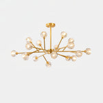 Glass Ball Cascade Chandelier