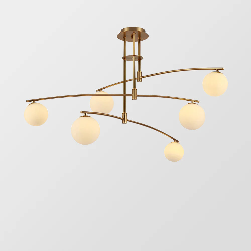 Nordic Sphere Glow Chandelier