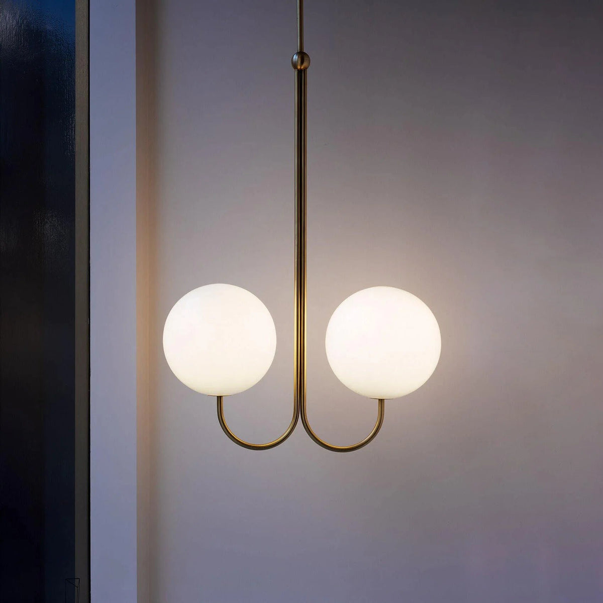 Offset Angle Pendant Light