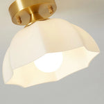 Minimalist White Dome Ceiling Light