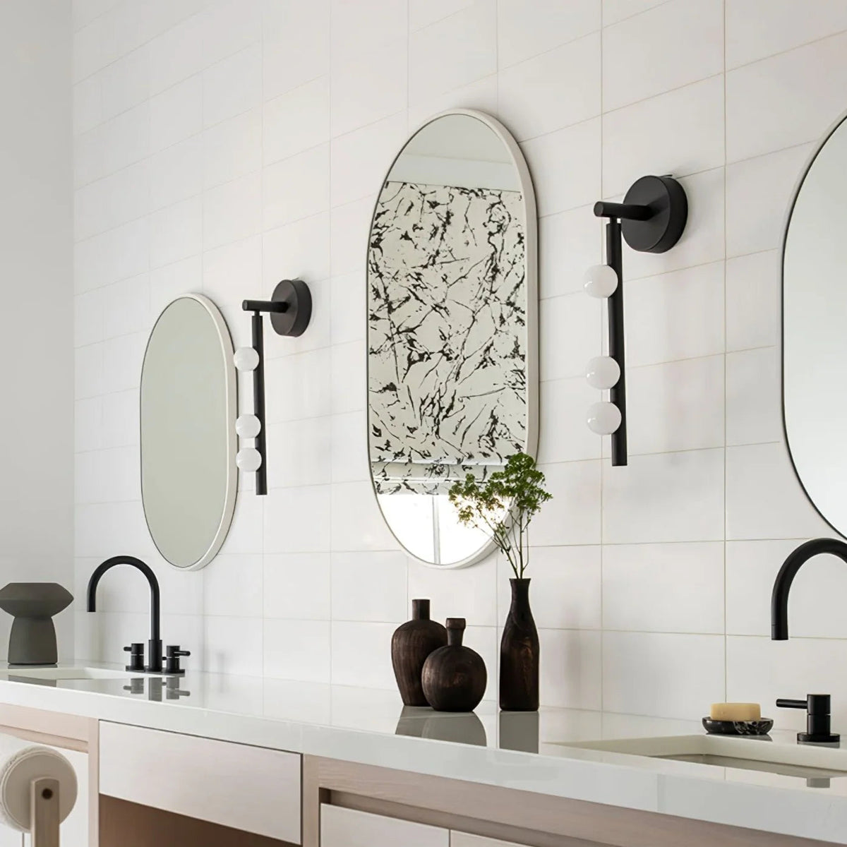 Elegant Brass Glass Wall Light