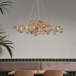 Auraleaf Acrylic Chandelier