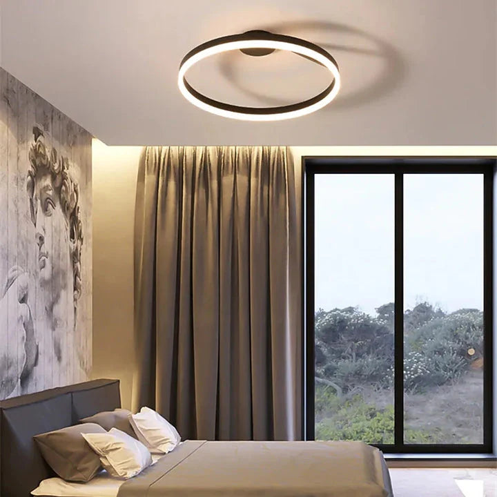 Sleek Round Nordic Ceiling Light