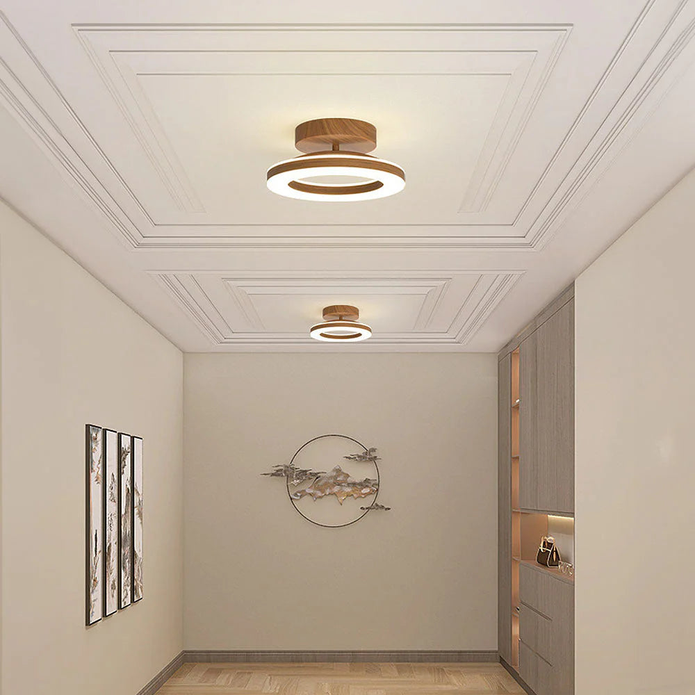Nordic Minimalist Round Corridor Entrance Light Ceiling Fixture