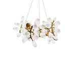 Selene Droplet Chandelier – Hand-Blown Murano Glass Pendant Light
