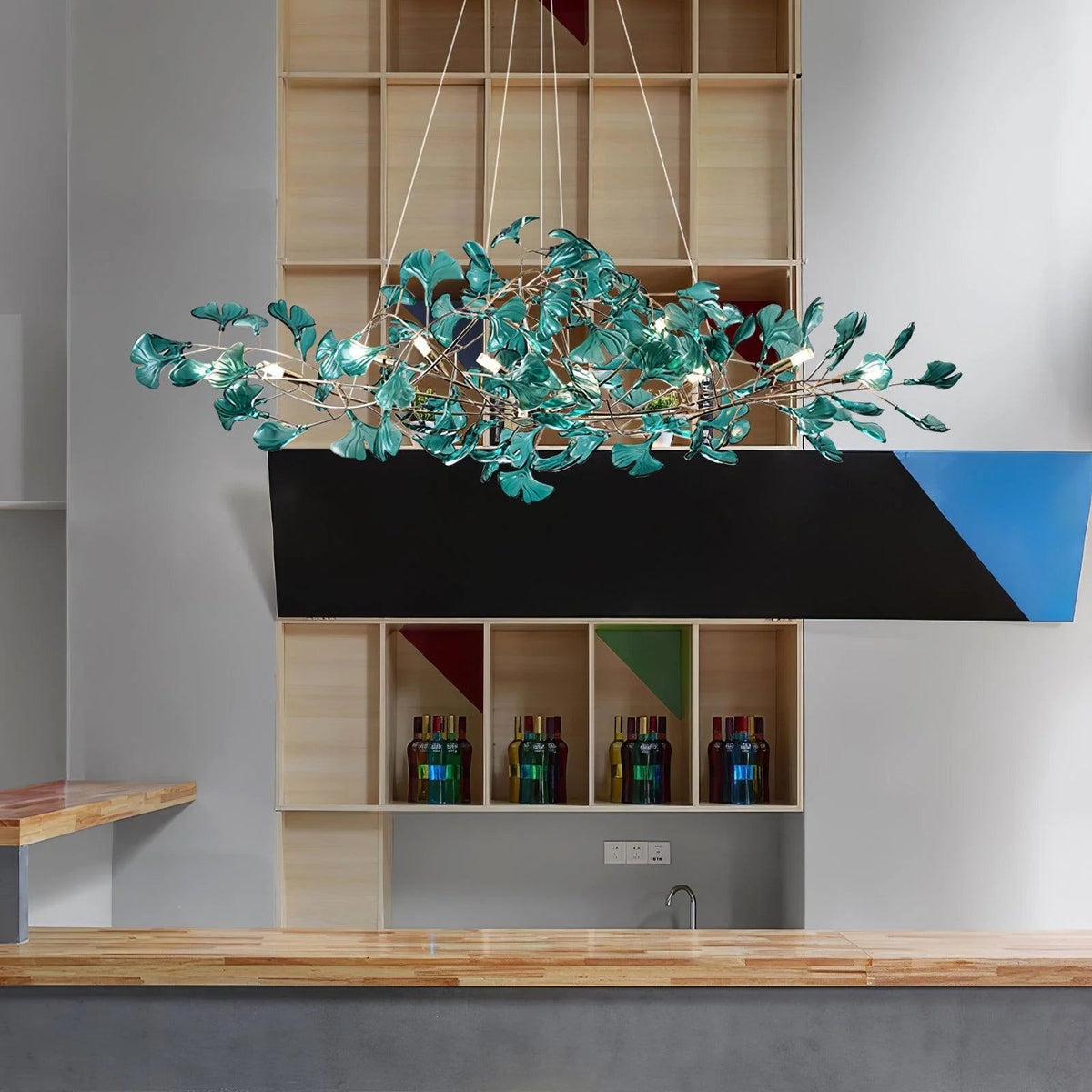 Auraleaf Acrylic Chandelier