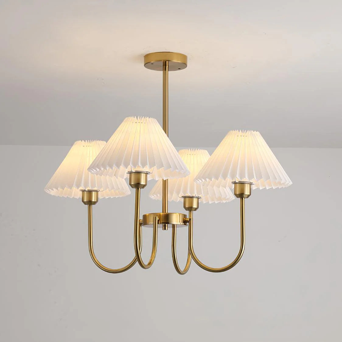 Aurelle Pleated Chandelier