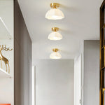 Minimalist White Dome Ceiling Light